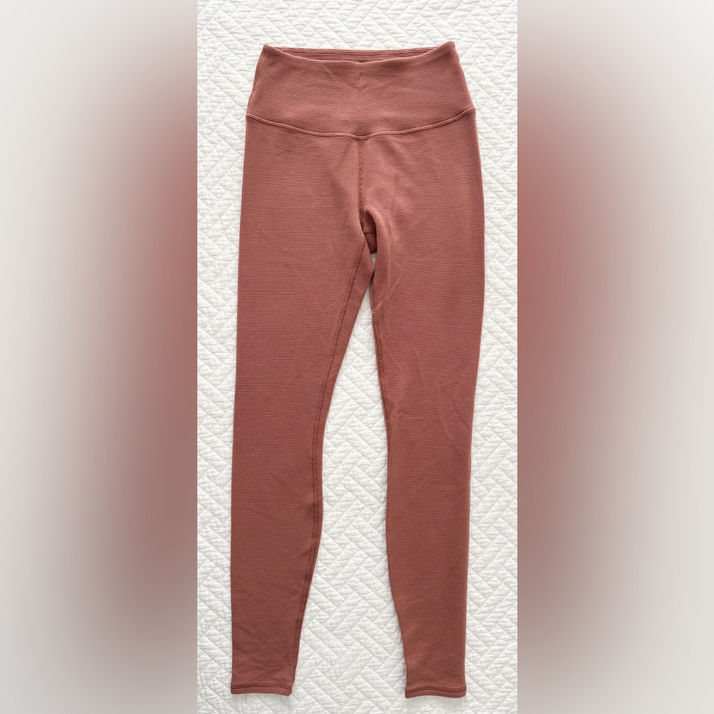 Alo High Waist Micro Waffle Low Key legging